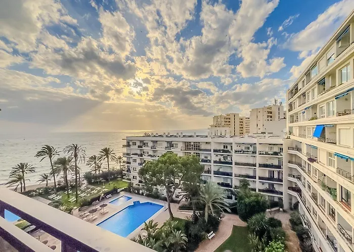 شقة Skol 408a 2 Bedrooms Duplex With Sea Views ماربيا